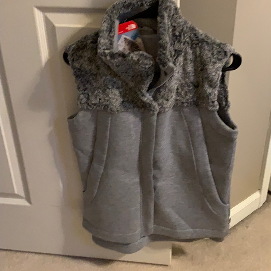 Brand New Grey North Face Vest